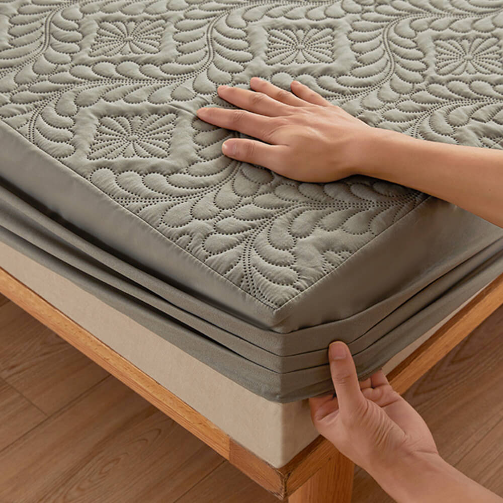 Housse de matelas matelassée douce et imperméable anti-taches – Image 8