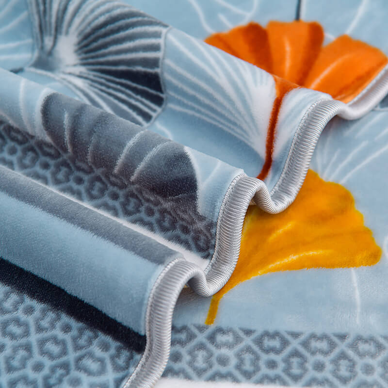 Parure de lit confortable en velours de lait à motif floral avec jupe de lit – Image 7