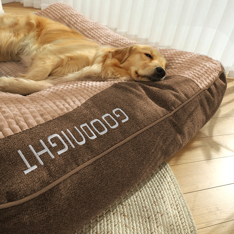 Grand lit épais et anti-rayures pour chien avec protection de la colonne vertébrale – Image 6